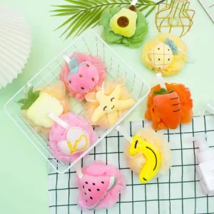 Cartoon Scrubber Balls Shower Puff for Kids