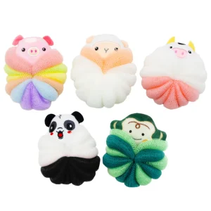 Cartoon Scrubber Balls Mesh Shower Puff