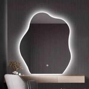LED Cloud Shaped Bathroom MirrorFrameless Backlit Mirror