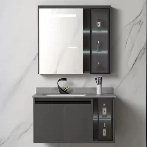 Modern Plywood Bathroom Vanity Set