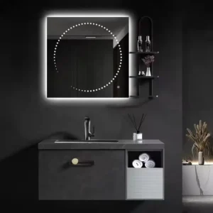 Floating Wood Bathroom Vanity with Sink
