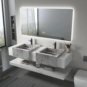 Double SinkSintered Stone Vanity